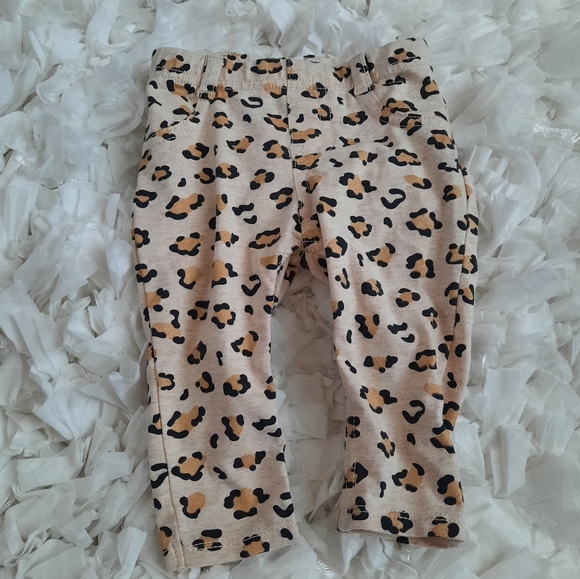 Kitty Cat Retro 3-6M Bundle Embroidered Cardigan Leopard Print Leggings 2 Pieces - Picture 6 of 10